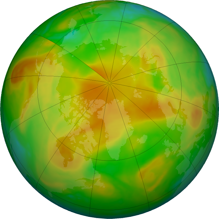 Arctic ozone map for 06 May 2020